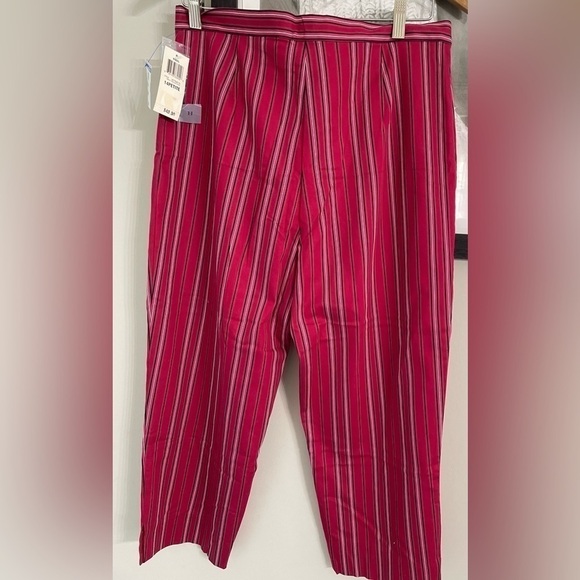 Style & Co. Pants - Style & Co Red Capri pants striped with black and white.women’s size 14P